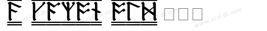 CAC Saxon Bold字体转换